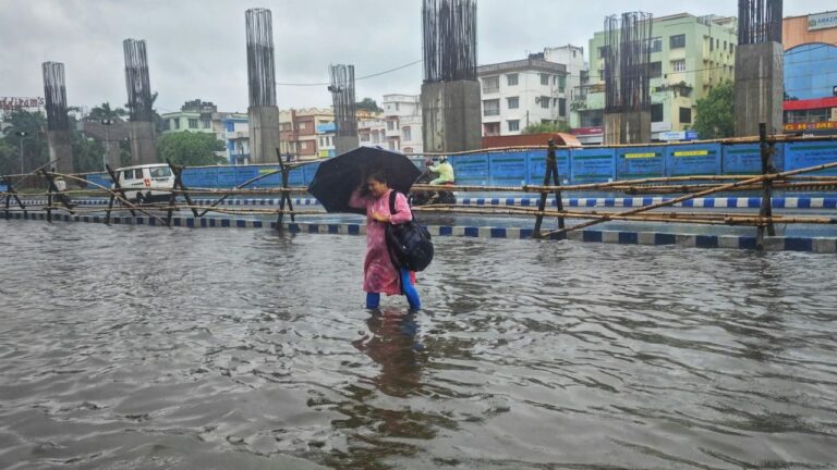 L’eau remonte après une forte pluie