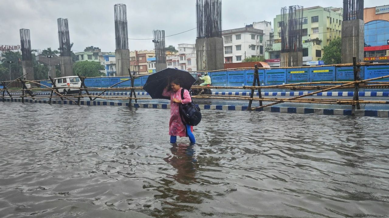 L’eau remonte après une forte pluie